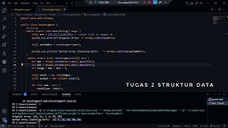 TUGAS 2 STRUKTUR DATA MERGE SORT DAN COUNTING SORT