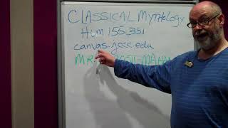 Welcome to Classical Mythology at JCCC Fall '17
