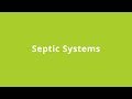 Septic Systems 101 - July 25, 2017