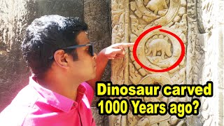 Time Travel Temple Shows Past \u0026 Future? Dinosaur at Ta Prohm, Cambodia