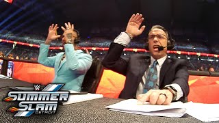 Michael Cole and Corey Graves react to SummerSlam 2023’s BIGGEST moments