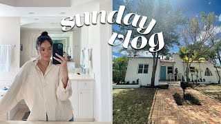 SUNDAY VLOG: cleaning, touring houses in Miami, and sunday scaries