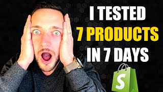 7 Products in 7 Days Dropshipping Challenge (REAL \u0026 HONEST RESULTS)