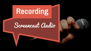Example of Simple Screencast Recording