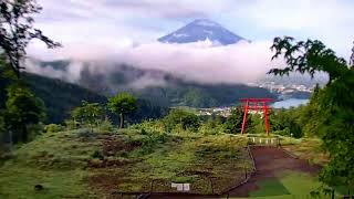 タイムラプスcam38 富士山ライブカメラ2024 07 河口湖天空の鳥居WebCam