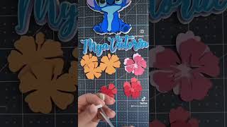 Lilo and Stitch cake toppers💙🩵🌴🥥🌺 #foryou#diy#viralshort#fyp#foryoupage#shorts