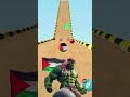 سباق الدول فلسطين الوحيدة vs اخرائل و الاجانب shortvideo