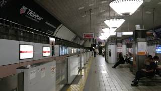 大阪 メトロ御堂筋線 心斎橋駅C乗降階段エスカレーター(2018)osakametro midosuji line shinsaibashi st.C escalator