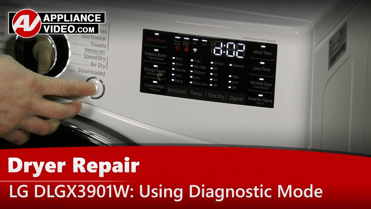 LG Dryer Diagnostic Mode, Troubleshooting & Error Codes By Factory ...