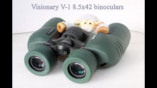 Visionary V-1 8.5x42 binoculars review. Updated 2022