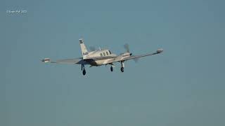 Piper PA-31T Cheyenne II PH-MVM (ex n55kw) Training Lessons Teuge Airport 8 Feb 2023