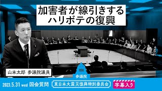 山本太郎【加害者が線引きするハリボテの復興】 2023.5.31 東日本大震災復興特別委員会 字幕入りフル