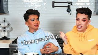 Bretman Rock and James Charles annoying each other for 2 minutes straight