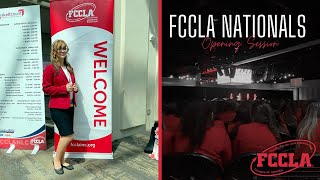 FCCLA NATIONALS 22” CALIFORNIA | Day 2 Vlog | Opening Session + Garment Judging +Spaghetti￼ Factory