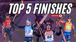 Top 5 Biathlon Sprint Finishes of All Time #Biathlon #Skiing #CrossCountrySkiing