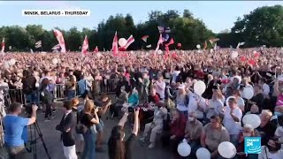 Belarus rally attracts thousands to hear presidential rival