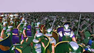 Римляне против Темных Рыцарей. Рыцари камелота. \ Ultimate Epic Battle Simulator.