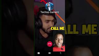 Techno Gamerz Call Me 📱 Whatsapp Call With Techno Gamerz 😱 Techno Gamerz New Gta 5 Video #shorts