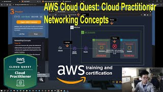 Networking Concepts | AWS Cloud Quest: Cloud Practitioner | 3D Role-Playing Game | Free Badge
