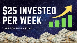 You Only Need $25 per week to become a MILLIONAIRE l S&P 500 ETF Index Fund Investing