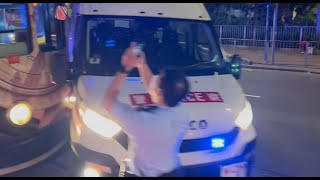 [電車沒有及時扭軑而撞到警車 | 交通意外評論] 長官,你們永遠是對的