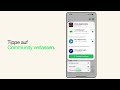 So verlässt du eine Community auf deinem iPhone | WhatsApp