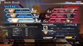 DISSIDIA FINAL FANTASY NT　クラウド　超究武神覇斬×３