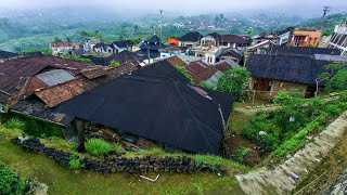 Wonosobo Village, Beautiful Mountain Village Atmosphere Cool and Beautiful