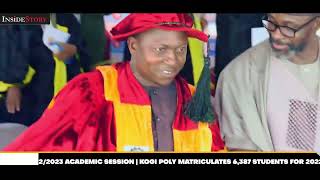 #Kogi Poly Matriculates 6,387 Students For 2022/2023 Academic Session