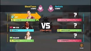 Ghost Town vs Redlyfe (Crew matches begin!!)