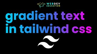 2 minute Gradient Text in Tailwind CSS ✅