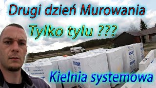 Drugi dzień murowania #Kielnia systemowa #Jaka ekipa potrzebna do budowy domu????