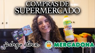 supermarket shopping at pingo doce and mercadona