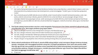 Soal Asli ujian PPG Piloting 1 sd 3