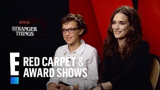 Winona Ryder & Millie Bobby Brown on "Stranger Things" Success | E! Red Carpet & Award Shows