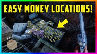 10 EASY Money Locations With TONS Of Gold Bars, RARE Loot & MORE In Red Dead Redemption 2! (RDR2)