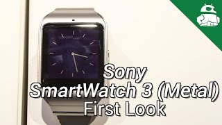 Sony Smartwatch 3 in Metal!