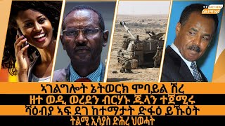 ኣገልግሎት ኔትወርክ ሞባይል ሽረ/ዘተ ወዲ ወረደን ብርሃኑ ጁላን ተጀሚሩ/ሻዕብያ ኣፍ ደገ ከተማታት ድፋዕ ይኹዕት/ትልሚ ኢሳያስ ድሕረ ህወሓት