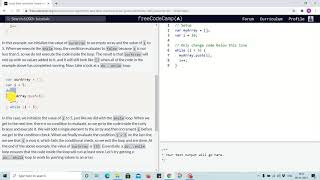 Lesson 100 - iterate with javascript do...while loop - freecodecamp
