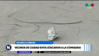 Vecinos de Ciudad Evita atacaron a la comisaria