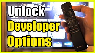 How to Unlock Developer Options on Sony TV Google TV (Hidden Settings)