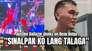 JUSTINE BALTAZAR ON DUNK AGAINST BEAU BELGA | PBA Commissioner's Cup quarterfinals