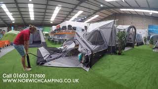 Vango Airhub Hexaway Drive Away Awning 2018 Inflating Video