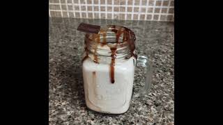 Vanillathumbsupshakewith chocolate sauce#shake#asrm#shorts#shakelover#drink#ytshorts#drinkslover#