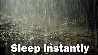 INSOMNIA Relief with Heavy Rain \u0026 Peaceful Thunder Sounds in Rainforest - Rain Sounds for Sleeping