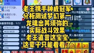 老王测试龙魂出其不意须弥的实际效果，这个宝宝太高端了！