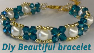 Beautiful and Easy Beaded Bracelet Tutorial | How to Make A Bracelet | DIY Bracelet for Beginners
