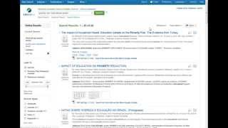 EBSCO Article Database Basics