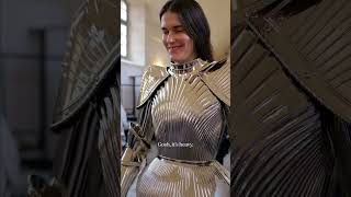 Balenciaga Couture 2023 Chrome dress by Demna Gvasalia, 3D printed 10 months | Couture fashion week