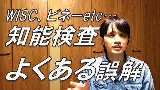 知能検査の誤解。WISC、ビネー検査の誤った考え方。